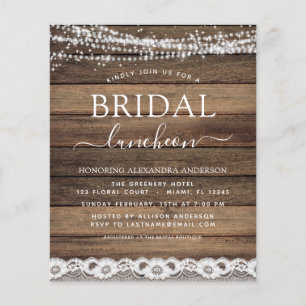 Fête des mariées budgétaire Luncheon Farmhouse