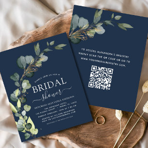 Fête des mariées budgétaire QR Code Eucalyptus Inv