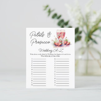 Fête des mariées Champagne fraise Mariage Jeu