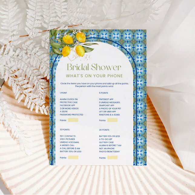 Fête des mariées citron Ce qui est sur votre carte (Créateur téléchargé)