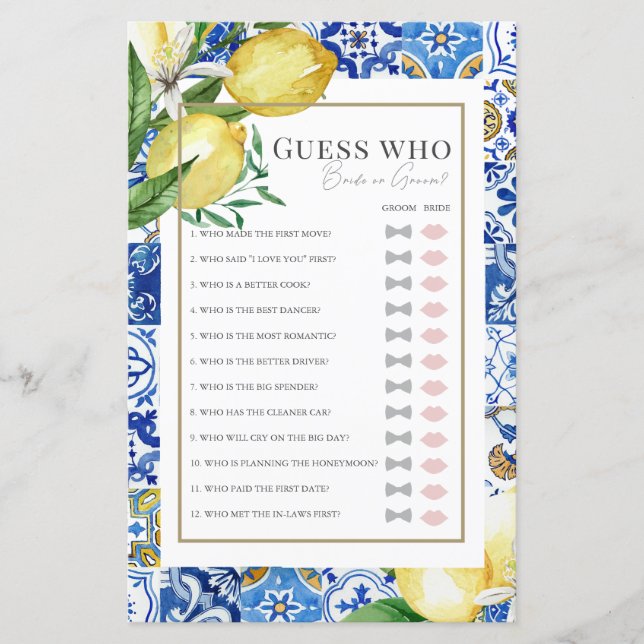 Fête des mariées Citrus Carrelage Méditerranéen De (Devant)