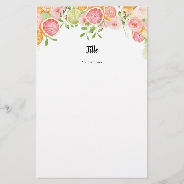 Fête des mariées Citrus de pamplemousse Jeux perso (Devant)