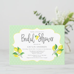 Fête des mariées Citrus Lemon Invitation