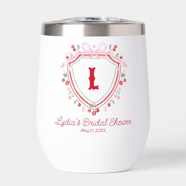 Fête des mariées Coquette Cherry Monogam (Avant)