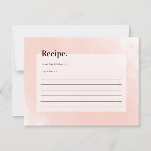 Fête des mariées d'aquarelle rose simple Recette