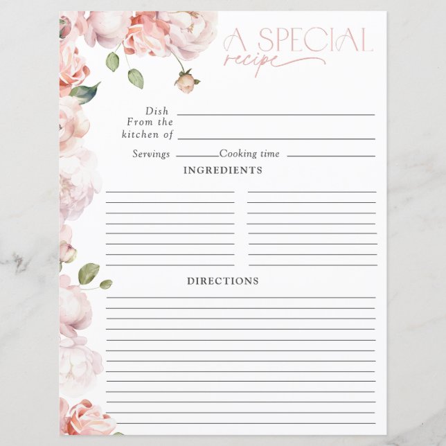 Fête des mariées d'aquarelle rose vif Recette (Devant)