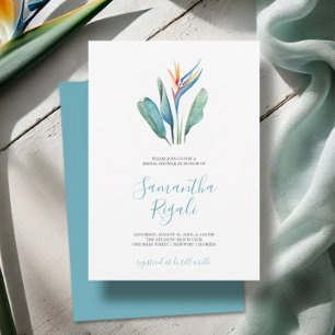 Fête des mariées d'aquarelle tropicale