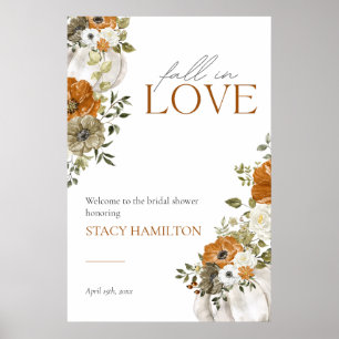 Fête des mariées de chute dans l'amour Affiche de