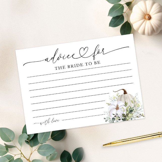 Fête des mariées de Citrouille de verdure Cartes d (Créateur téléchargé)