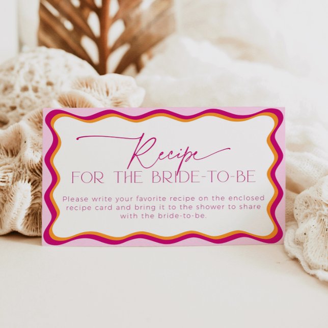 Fête des mariées de demande de carte de recette ro (Créateur téléchargé)