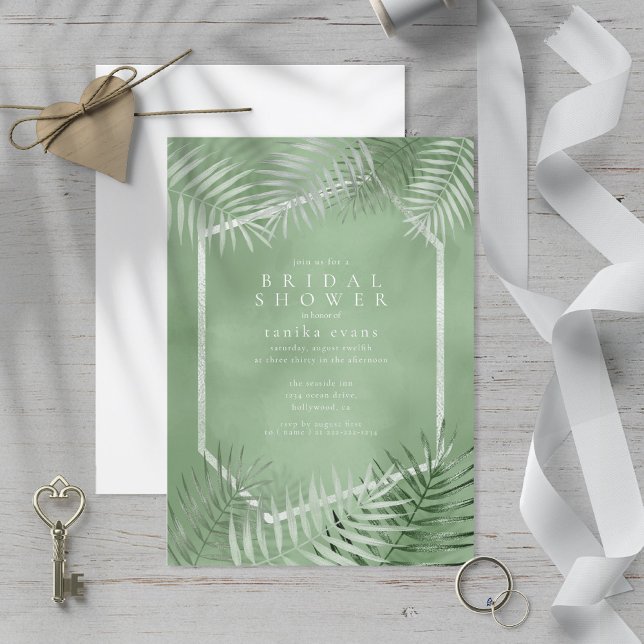 Fête des mariées de feuille de palme luxuriante Mo (Créateur téléchargé)