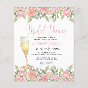 Fête des mariées de Mariage Pastel Pink Floral et