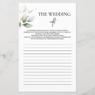 Fête des mariées de nuit Mariage Jeu de verdure