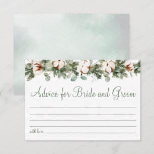 Fête des mariées d'hiver Pine Conseils pour Carte