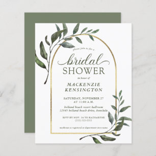 Fête des mariées Elegant Eucalyptus Gold Arch budg