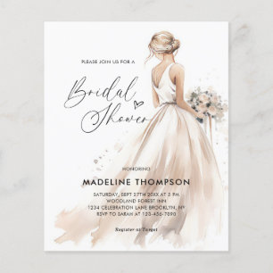 FÊTE DES MARIÉES Élégante Mariage de mariée BUDGET