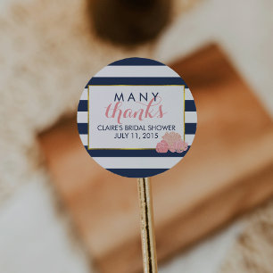 Fête des mariées Favoriser Stickers Midnight Blush