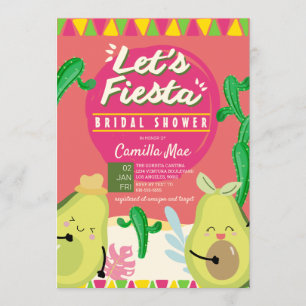 Fête des mariées Fiesta Invitation