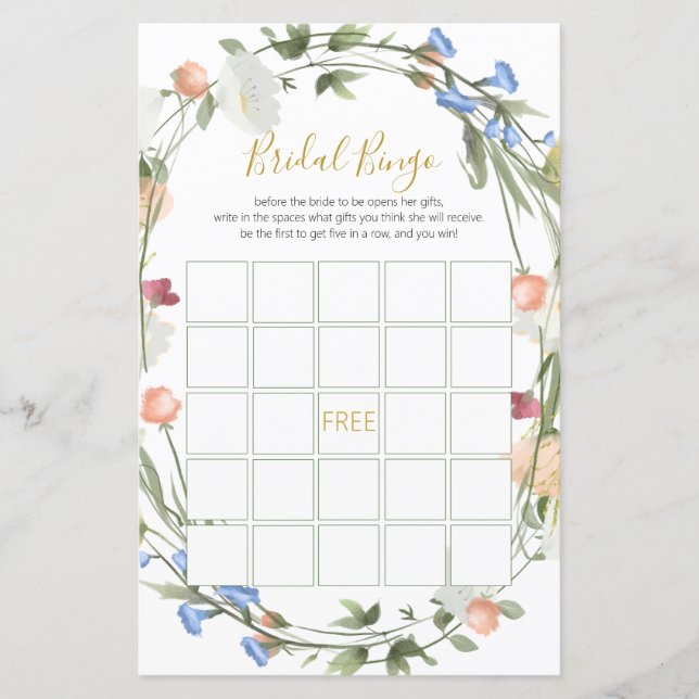 Fête des mariées fleur sauvage Jeu (Devant)