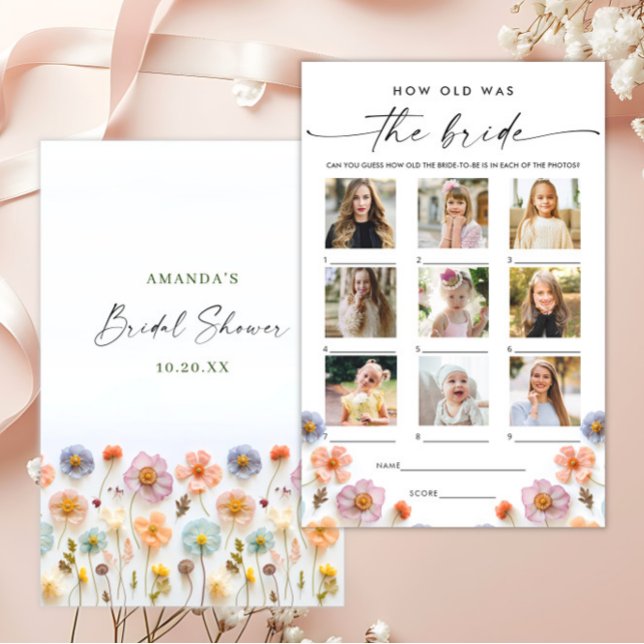 Fête des mariées Fleur sauvage Pastel Pink Boho (Créateur téléchargé)