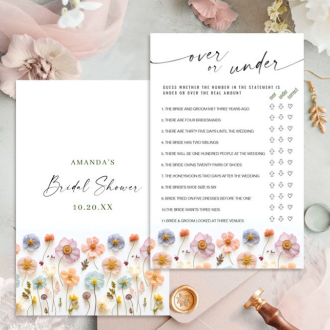 Fête des mariées Fleur sauvage Pastel Pink Boho (Créateur téléchargé)