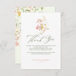 Fête des mariées fleur sauvage Petit Merci