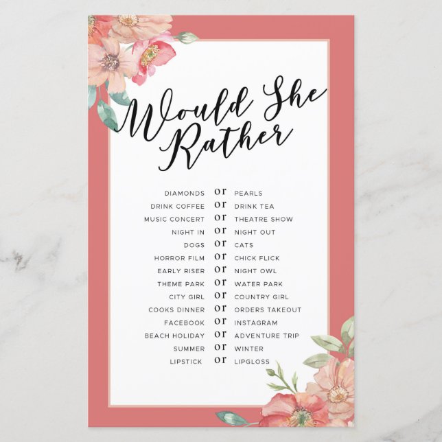 Fête des mariées Games Plairait-Elle À Jouer Flora (Devant)