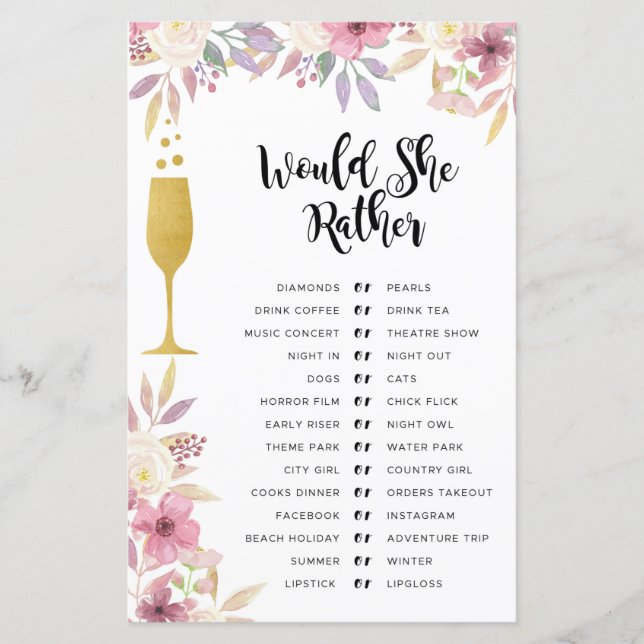 Fête des mariées Games Voudrait-Elle Plaire Champa (Devant)