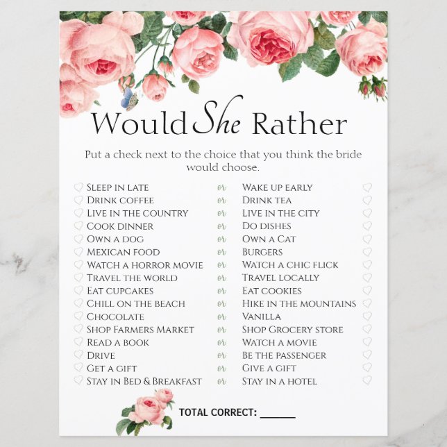 Fête des mariées Jeu Elle Plutôt Blusch Rose (Devant)