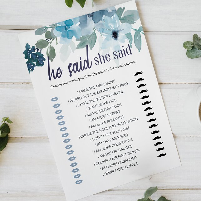 Fête des mariées Jeu Il A Dit Qu'Elle A Dit Roses  (Créateur téléchargé)