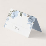 Fête des mariées mariage Étiquette Cartes Dusty Bl<br><div class="desc">Dusty Blue & Grey Watercolor Floral Fête des mariées Étiquette alimentaire Cartes de tente : Mettez ces cartes à côté de vos douches nuptiales et faites savoir à vos invités ce que vous servez! Vous pouvez écrire à la main "S'mores" ou "Chocolate Cookies" tout ce que vous voulez! Cette conception...</div>