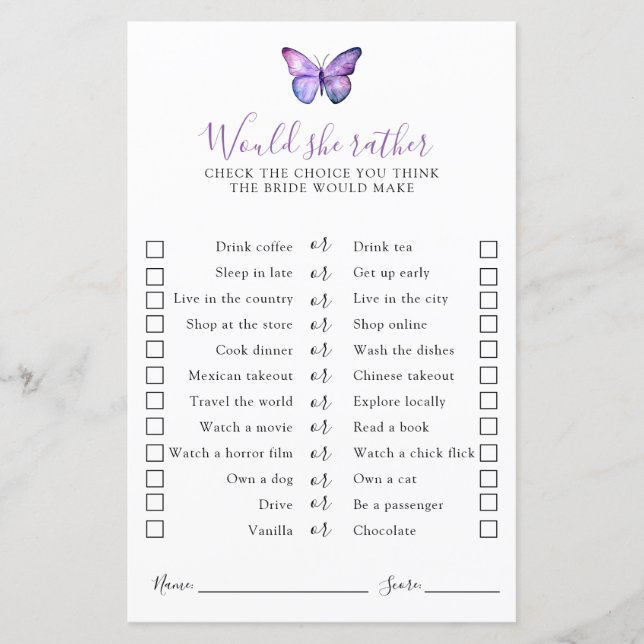 Fête des mariées papillon Voudrait-elle plutôt jou (Devant)