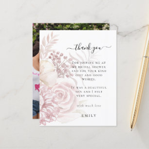 Fête des mariées photo Budget Rose Florals Merci