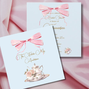 Fête des mariées Regency Tea Party Elegance Invita