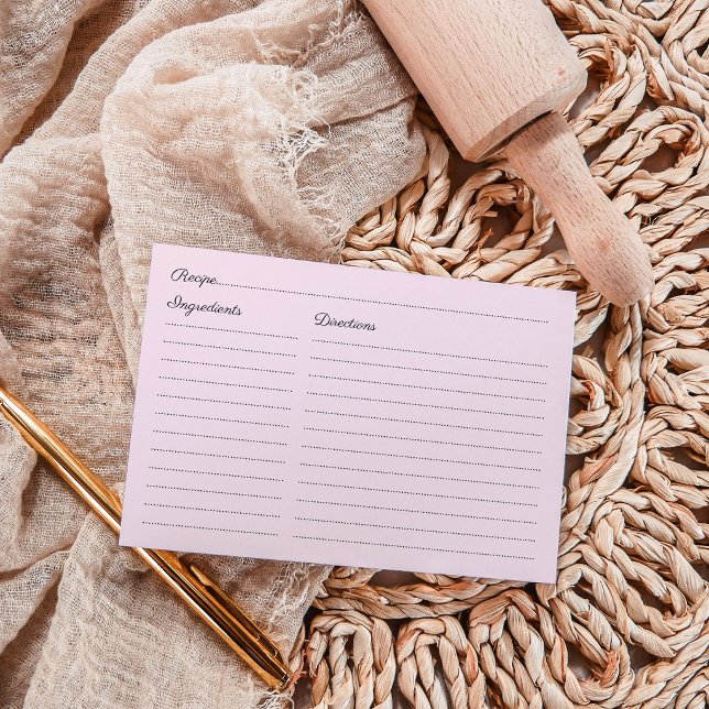 Fête des mariées Rose et Foil Gold Floral Recette (Créateur téléchargé)