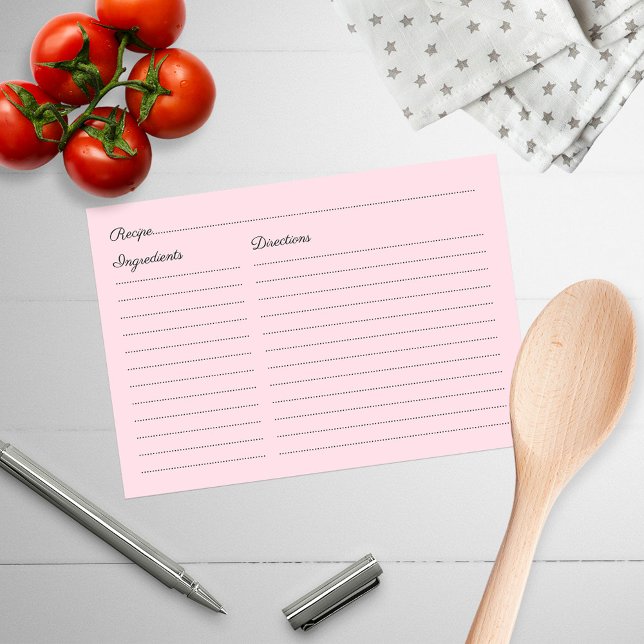 Fête des mariées Rose et Foil Gold Floral Recette (Créateur téléchargé)