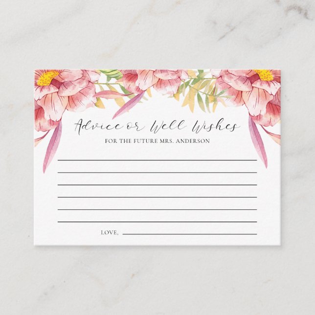 Fête des mariées rose Floral conseil ou bien souha (Devant)