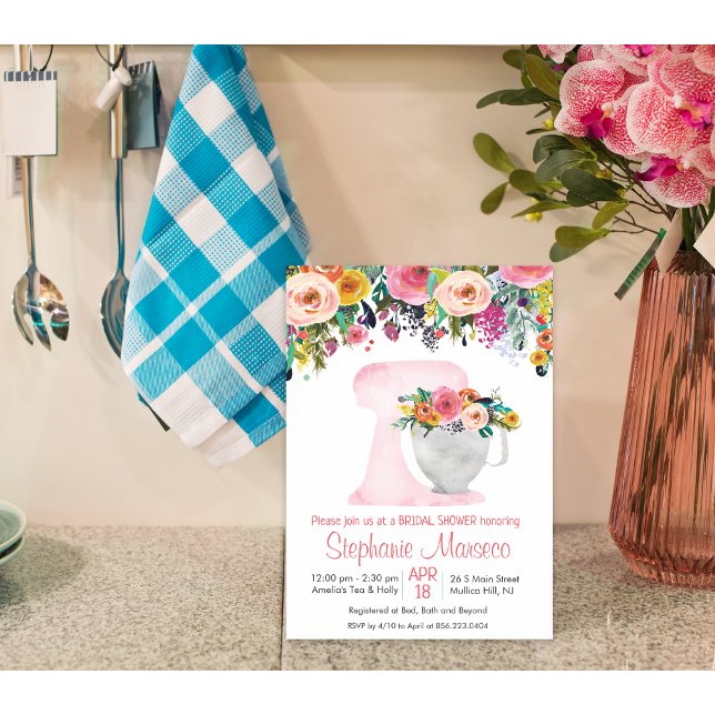 Fête des mariées Stock de la cuisine Invitation (Créateur téléchargé)