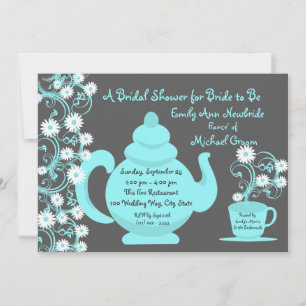 Fête des mariées Tea Party et cartes de recettes