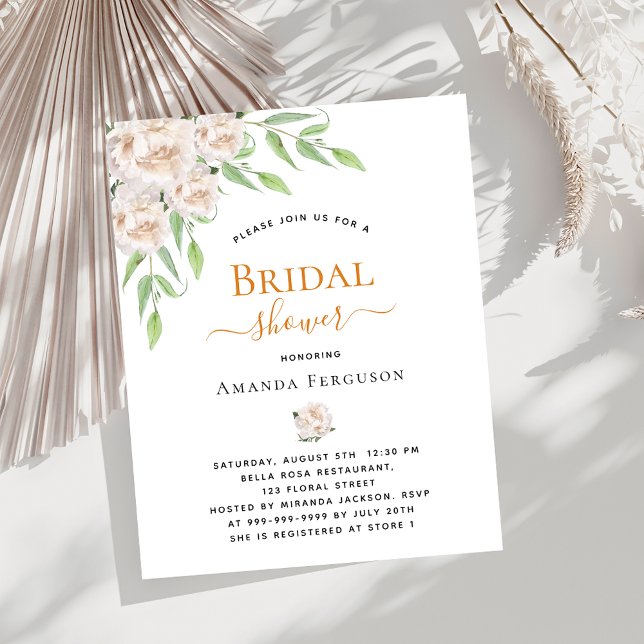 Fête des mariées verte fleuris blancs à petit prix (Créateur téléchargé)