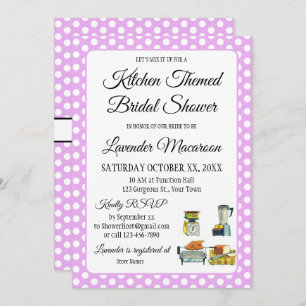 Fête des mariées Vintage Pois vaches Lavande