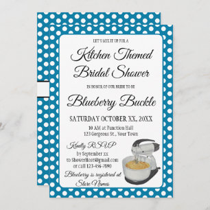 Fête des mariées Vintages Pois Bows Bleu