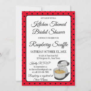 Fête des mariées Vintages Pois Bows Rouge