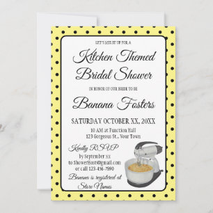 Fête des mariées Vintages Pois Vaches Jaune