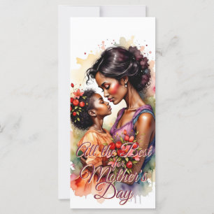 Fête des Mères Amour Art en Aquarelle