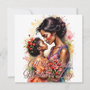 Fête des Mères Amour Art en Aquarelle