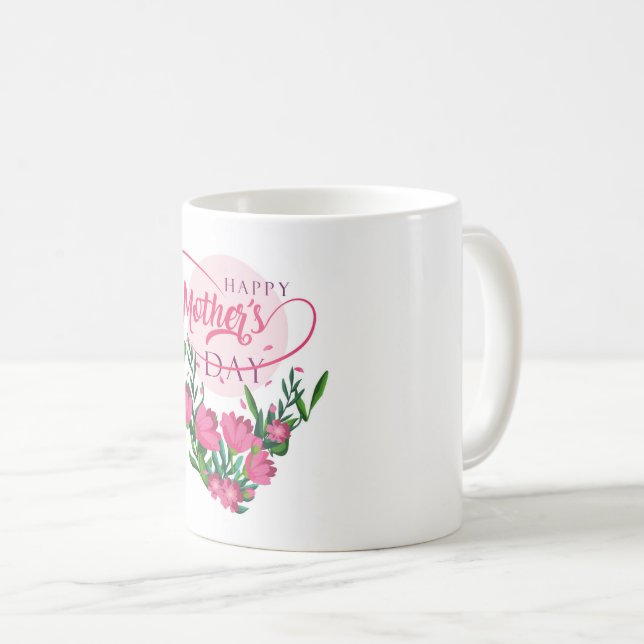 Fête des Mères Café Mug (Devant droit)