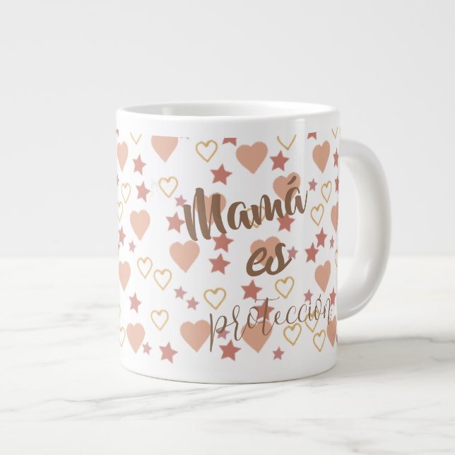 Fête des Mères Café Mug (Devant droit)