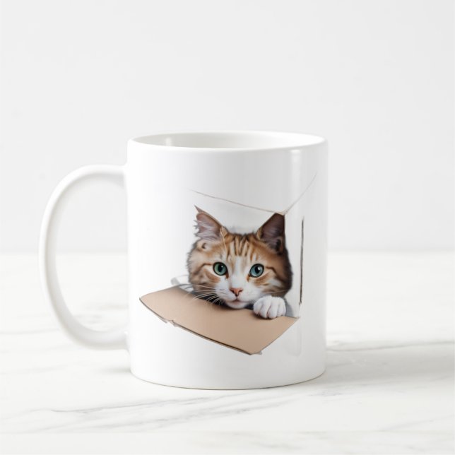 Fête des Mères Chat Mug (Gauche)