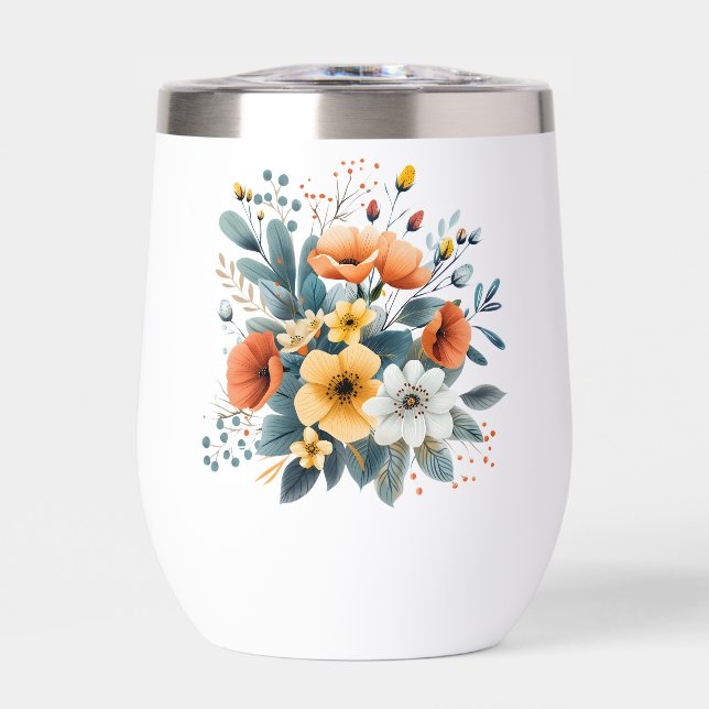 Fête des Mères Fleurs de Boho Clipart-61983 (Avant)